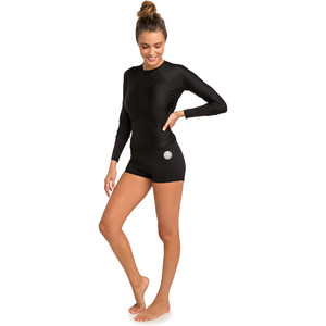 Rip Curl Womens Boyleg Long Sleeve UV Surf Suit Black WLY6KW